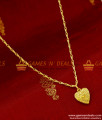SMDR79 - Small Heartin Pendant Locket Design Short Chain Imitation Jewelry