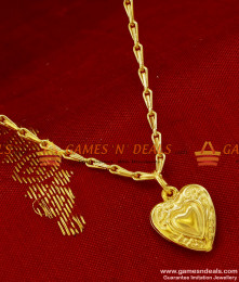 SMDR79 - Small Heartin Pendant Locket Design Short Chain Imitation Jewelry SMDR79 - Small Heartin Pendant Locket Design Short Chain Imitation Jewelry