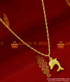 SMDR85 - Gold Plated Doplhin Fancy Pendant Design Short Chain Imitation Jewelry