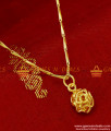 SMDR88 - College Teen 3D Rose Fancy Pendant Design Short Chain Imitation Jewelry
