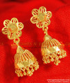 ER092 - Trendy Jhumki Design Pure Gold Plated Imitation Traditional Ear Rings 