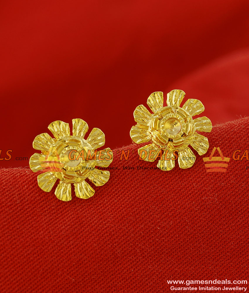 ER153 - Small Size Trendy Teen Daily Professional Wear Flower Stud Design