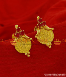 ER160 - AD Stone Traditional Lakshmi Stud Low Price Jewelry Buy Online