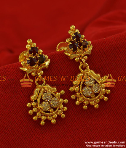 ER194 South Indian Trendy Imitation Ear Rings Party Wear Fashion Jewelry
