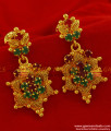 ER216 - Latest Trendy Party Wear Ruby Stone Imitation Ear Ring South Indian Jewelry