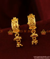 ER294 - Plain Daily Wear Trendy Long Ear Rings Gold Plated Imitation Jewelry