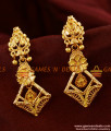 ER364 - South Indian Long Gold Like Traditional Earrings Buy Online