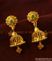 ER410 - Daily Wear Ad Stone Jhumki Imitation Jewelry South Indian Traditional Ear Ring