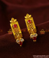 ER423 - Kerala Design Semi Precious AD Stone Daily Wear Ear Ring 