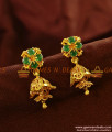 ER447 - AD Stone Guarantee Double Jumkhi Gold Like Design Ear Ring Buy Online