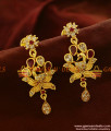 ER520 - Sparkling CZ Stone Peacock Design Party Design Guarantee Ear Rings