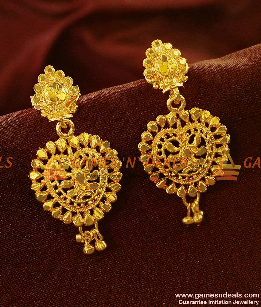 ER572 - Gold Like Design Imitation Jewelry Traditional Wear Online