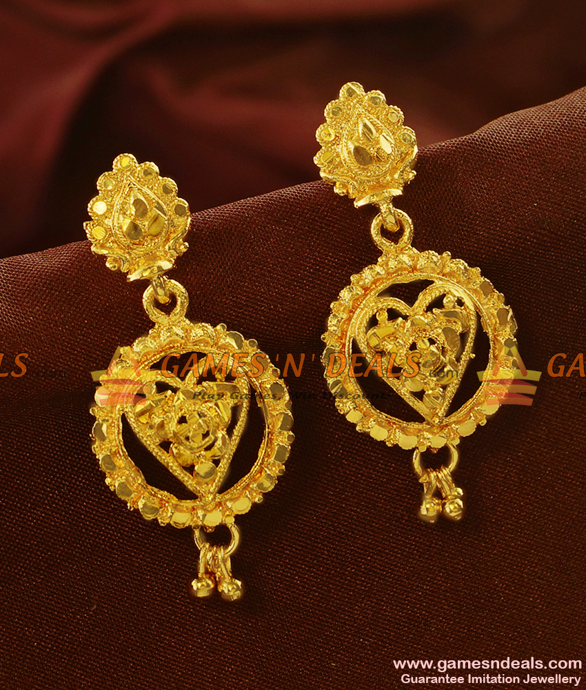 ER573 - Gold Like Design Imitation Jewelry Traditional Wear Online