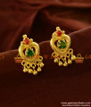 ER615 - Semi Precious AD Stone Kerala Heart Design Imitation Ear Rings