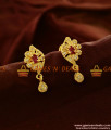 ER628 - Sparkling Zircon Stone Flower Best Selling Party Wear Earrings