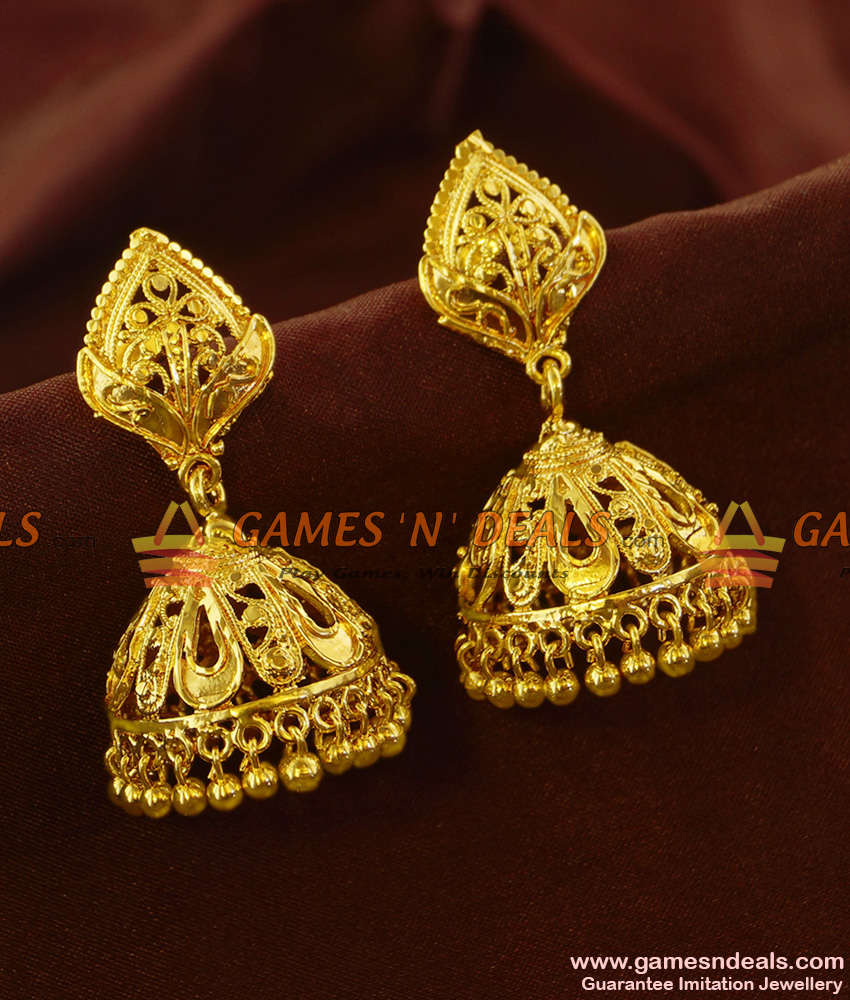 ER647 - High on Fashion Trendy Daily Wear Attractive Jhumki Online ER647 - High on Fashion Trendy Daily Wear Attractive Jhumki Online
