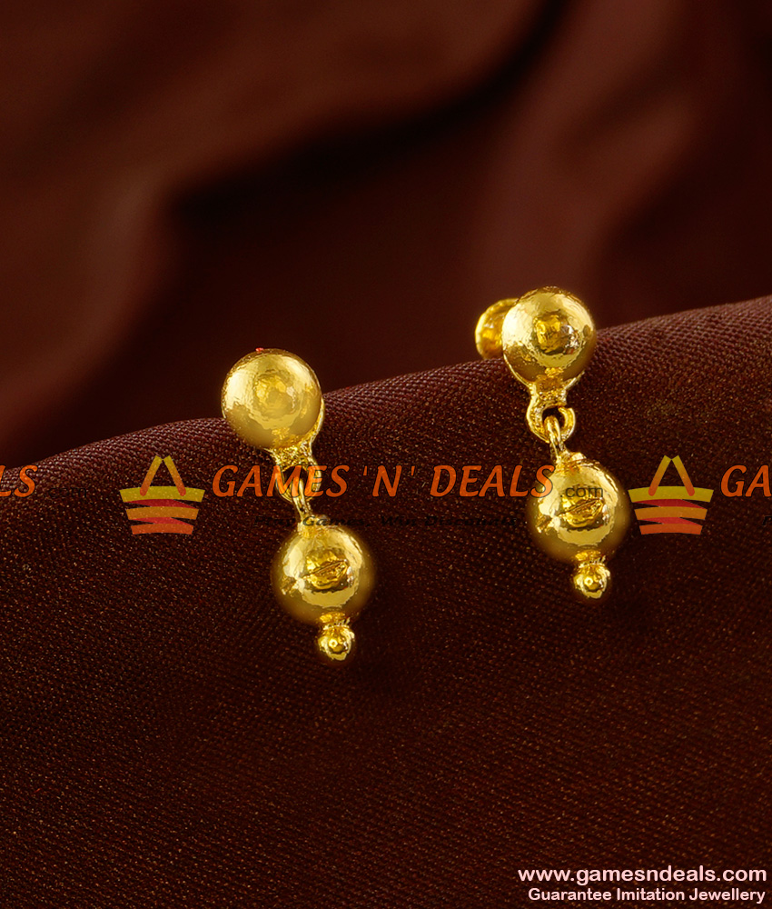 Regal Gold Drop Earrings