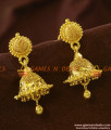 ER706 - 100mg Gold Plated Traditional Earrings Daily Wear Jhumki 