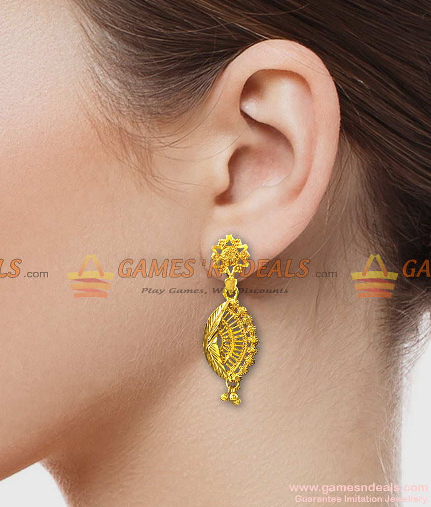 ER771 - New Arrivals Peacock Feathers Long Low Price Danglers Imitation Jewelry