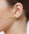 ER778 - Small Single Bead Cute Earring For Daily Wear AD Stone Jewelry