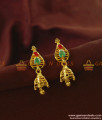 Semi Precious AD Stone Daily Wear Imitation Jhumki for Women - ER806 Semi Precious AD Stone Daily Wear Imitation Jhumki for Women - ER806
