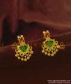 ER817 - Kerala Green Palakka Stud Earrings