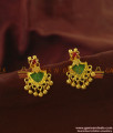ER817 - Kerala Green Palakka Stud Earrings ER817 - Kerala Green Palakka Stud Earrings