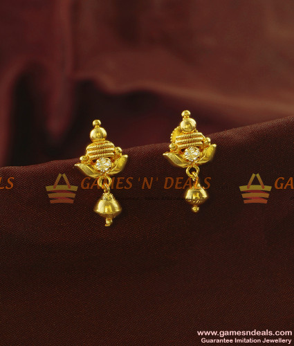 Latest Small Gold Earrings Designs | Buy 22k Gold Earrings - Kalyan