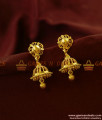 ER852 - Cage Design Plain Jhumki Daily Wear Gold Plated Imitation Earring Design