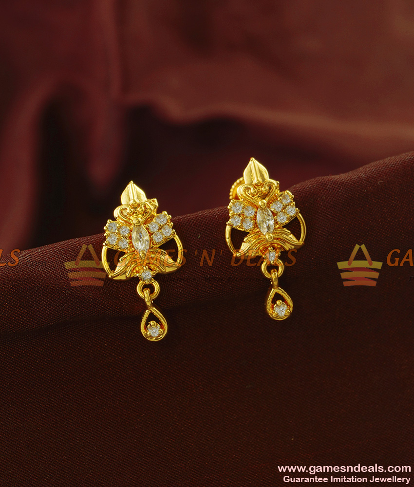 ER854 - Cute College Wear Stone Type Imitation Earring For Daily Use ER854 - Cute College Wear Stone Type Imitation Earring For Daily Use