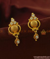 ER866 - White Stone Daily Wear Imitation Jewelry South Indian Ear Ring