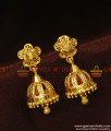ER872 - Daily Wear One Gram Pure Gold Jhumki Design for Women
