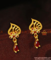 ER885 - Attractive and Beautiful Zircon Ruby Stone Earrings For Women