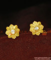 ER902 - Sparkling White Stone Medium Stud Design for Women