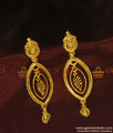 ER922 - Hoop Type Danglers Pure Gold Plated Kerala Earring Design