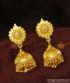 Daily Wear One Gram Pure Gold Jhumki Design for Women |ER935