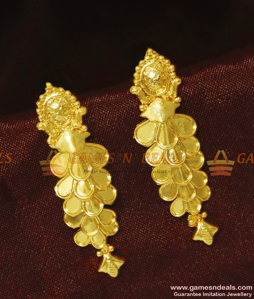 Grape Design Long Hanging Type Party Wear Earring | ER936