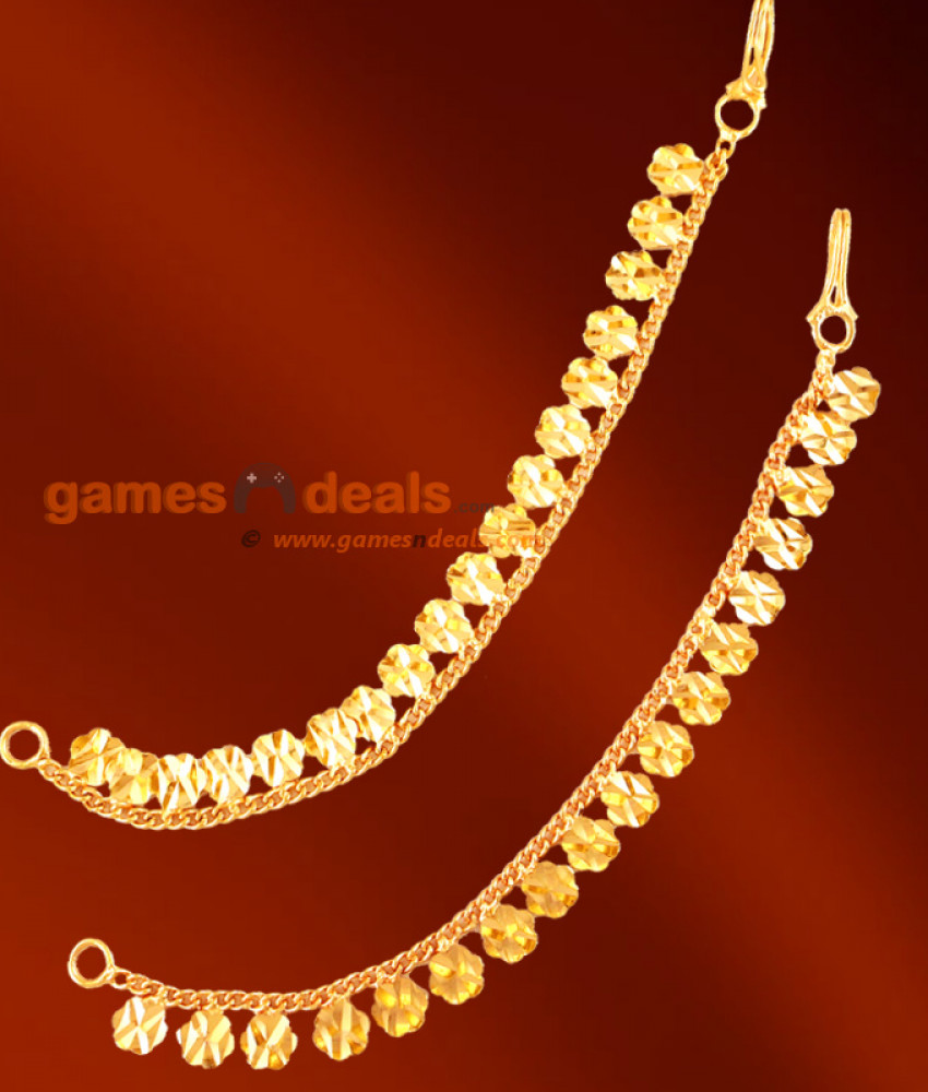 MATT02 - Flower Design Gold Plated Traditional Side Maattal Buy Online