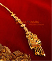 NCHT02 - Gold Plated Traditional Nethi Chutti Heartin Trendy Design