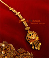 NCHT03 - Gold Plated Traditional Nethi Chutti Oval Design