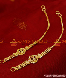 MATT03 - Gold Plated Traditional Side Maattal Design Imitation Jewelry Buy Online