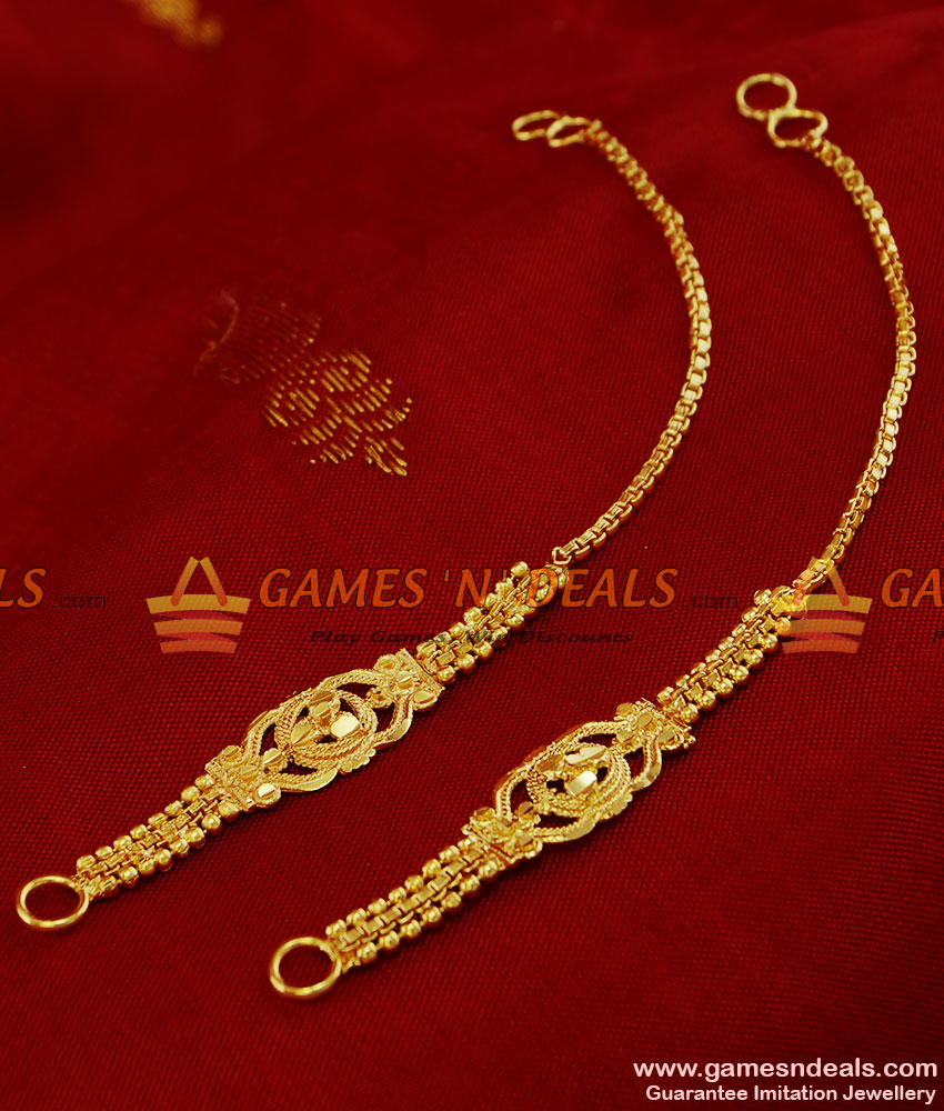 MATT06 - Gold Plated Traditional Side Maattal Design Imitation Jewelry Buy Online