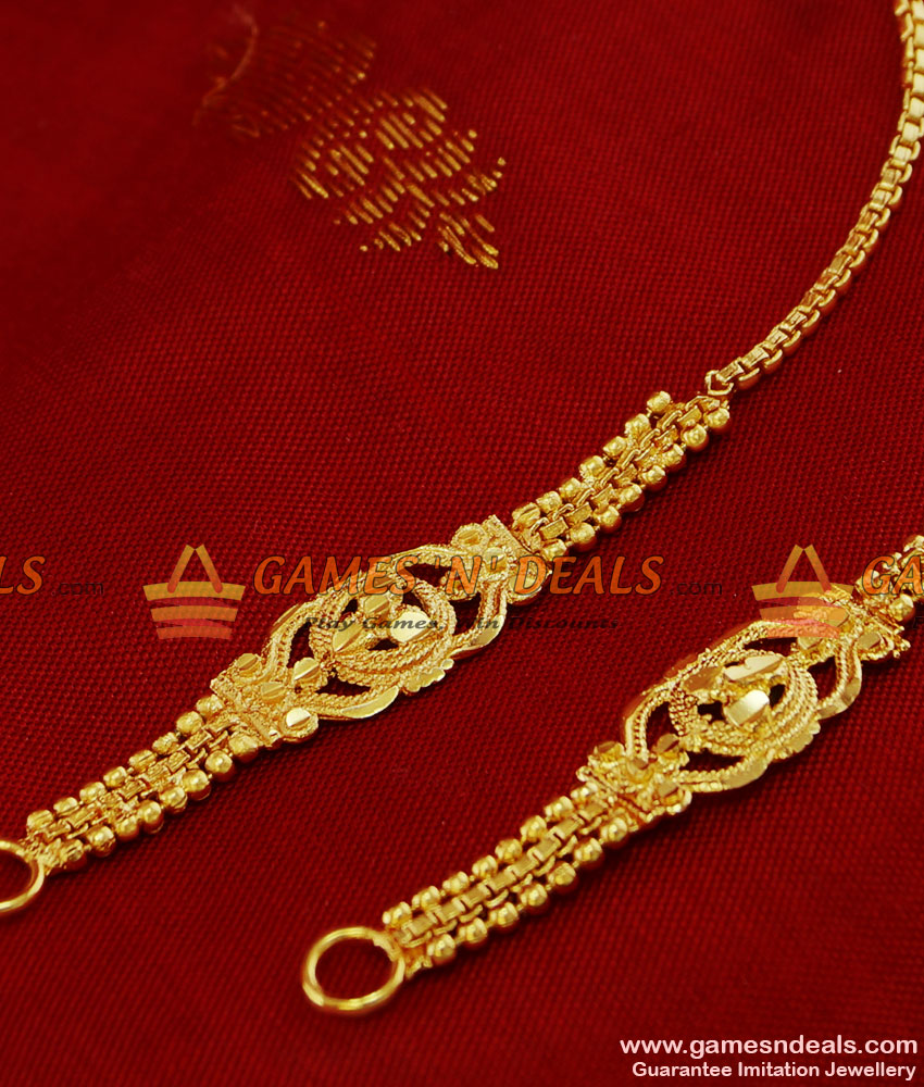 MATT06 - Gold Plated Traditional Side Maattal Design Imitation Jewelry Buy Online