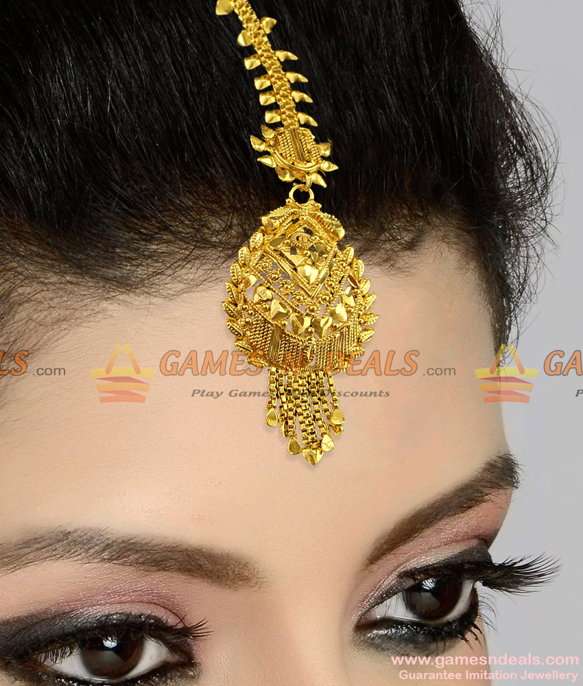 NCHT14 - Medium Size Maang Tikka Guarantee Imitation Jewelry Low Price