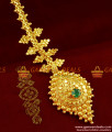 Semi Precious Emerald Stone Maang Tikka for Women and Girls