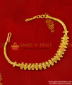 BRAC001 - Trendy Party Wear Gold Plated Imitation Bracelet Low Price Online