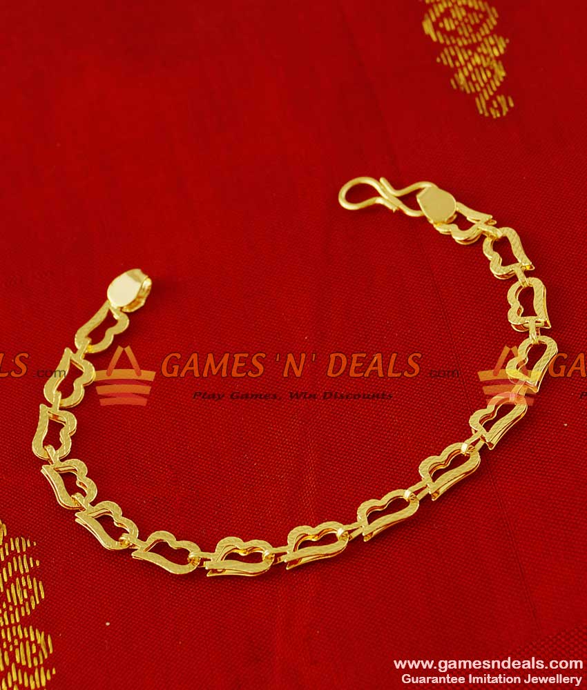 Man Men's Exclusive Gold Hollow Bracelet 22k Yellow Gold Light weight  Bracelet 9 | eBay