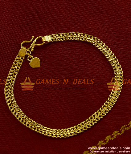 Link Chain Style Gold Bracelet For Men