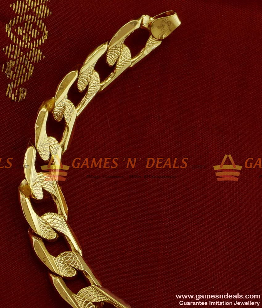 BRAC011 - Heavy Men's Wear Gold Plated Imitation Bracelet Best Selling Jewelry Online