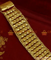 BRAC015 - Grand Full Wrist Heavy Watch Strap Type Imitation Bridal Bracelet